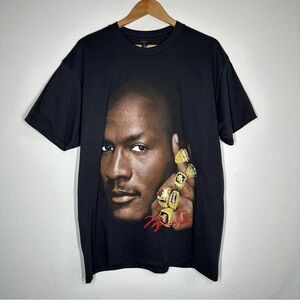 Michael Jordan “Rings” T-Shirt - Men’s Size XL - Imperfection Print Patch